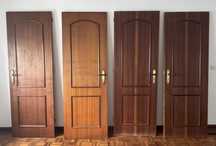 3 portas interiores madeira maciça