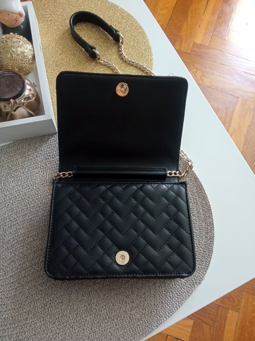 Torebka damska czarna mała listonoszka Maciej Zień