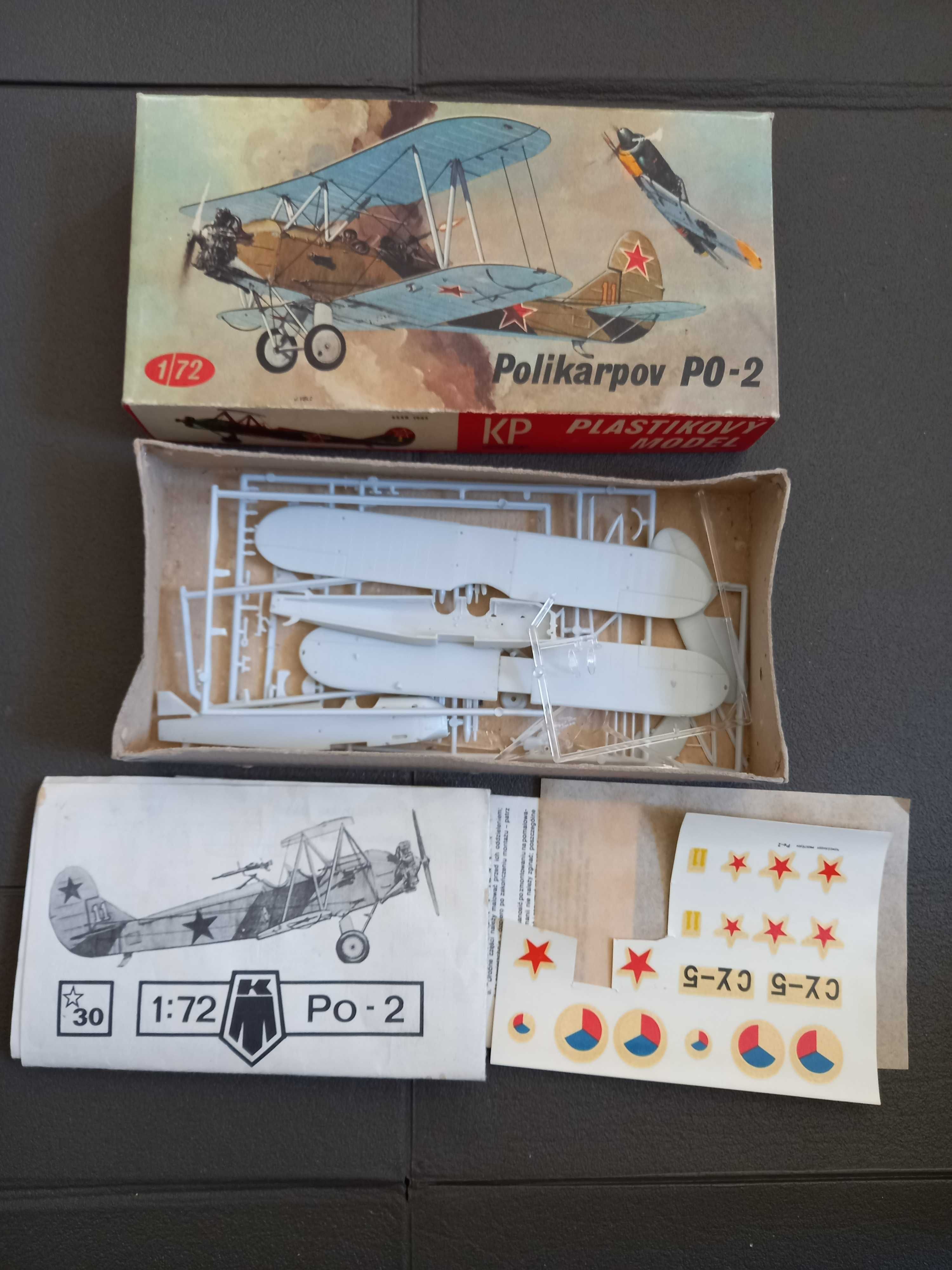 Model samolotu PO-2  skala 1/72  KP.