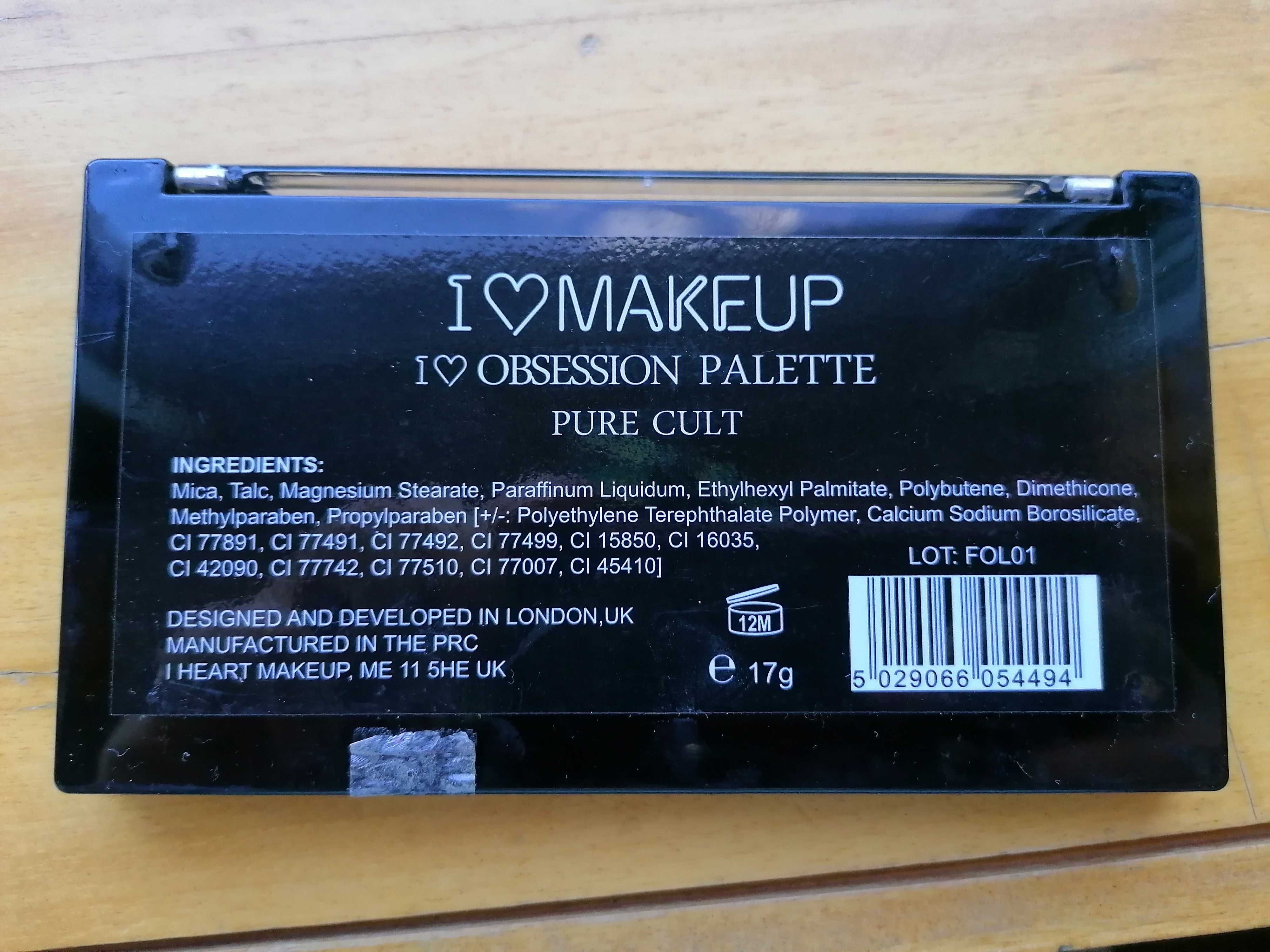 Paletes de sombras I heart makeup (Nunca usadas)