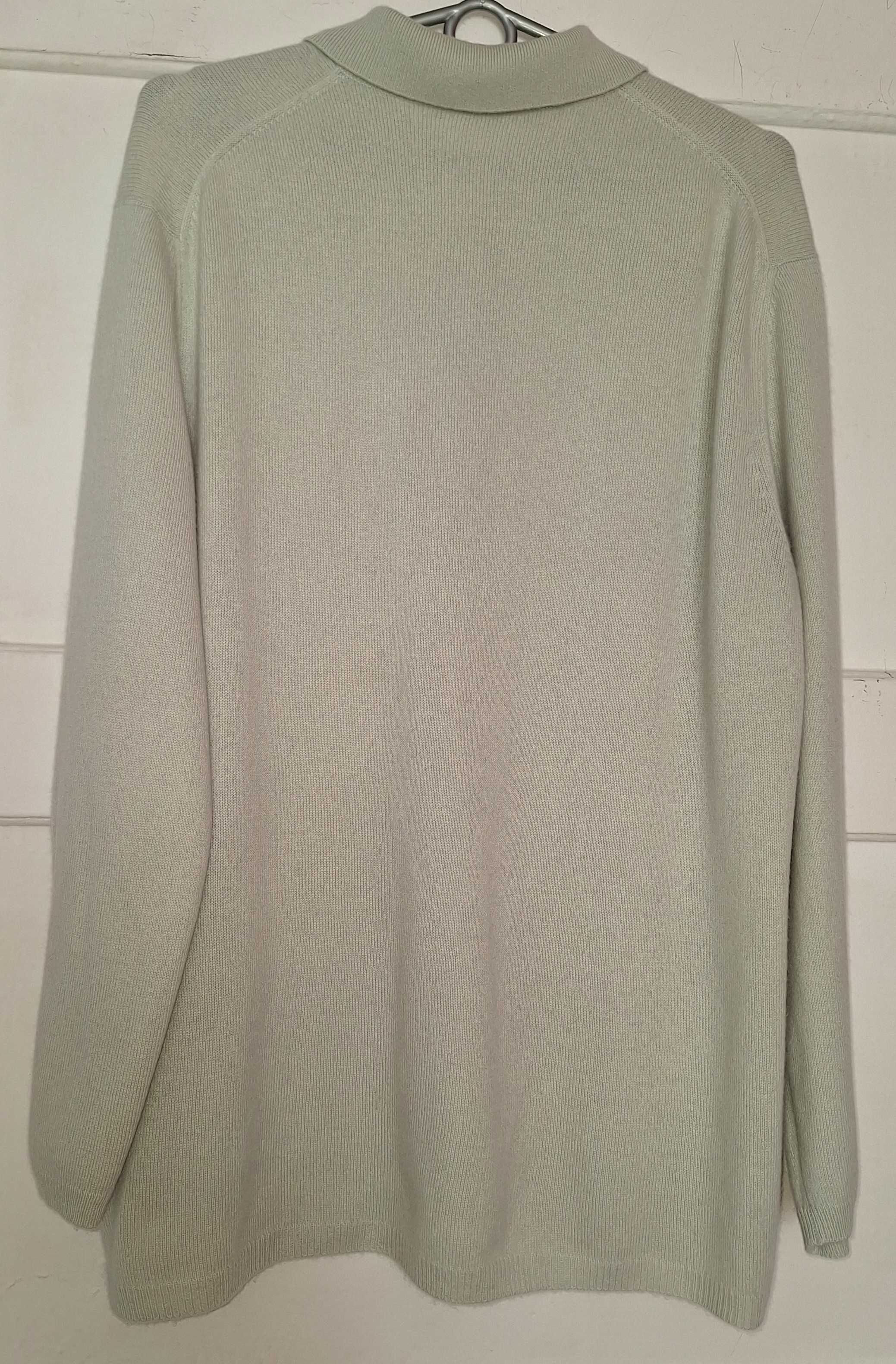 Sweter polo 100% kaszmir