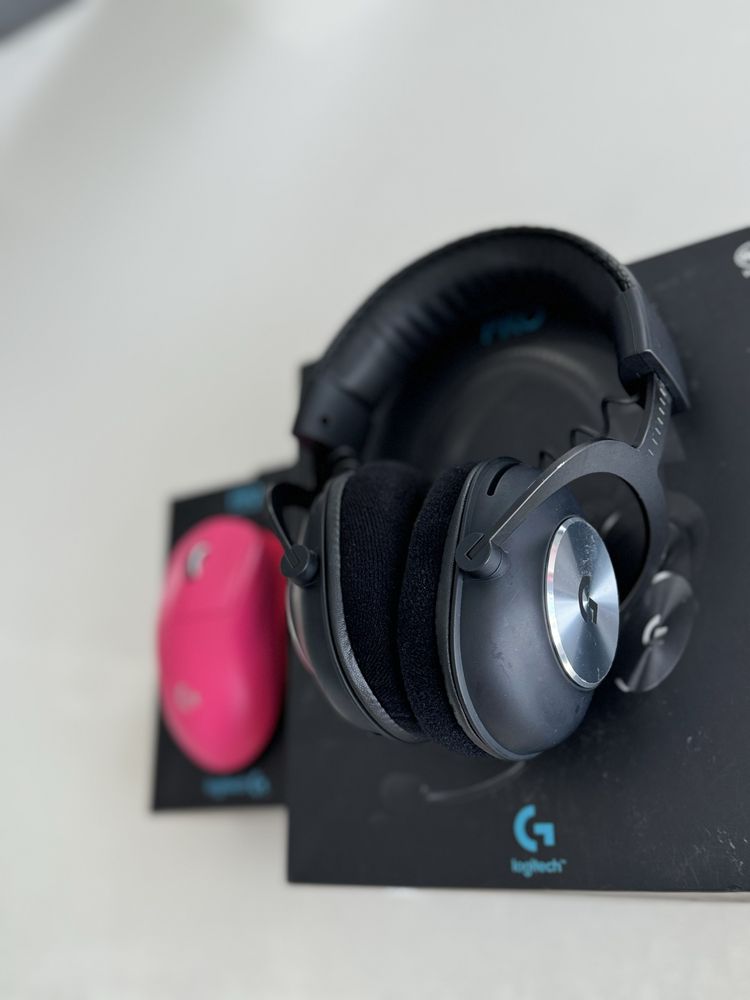 Наушники Logitech g pro x|Мышь Logitech g pro superlight комплектом