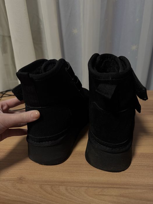 Уги, ugg чорні, високі