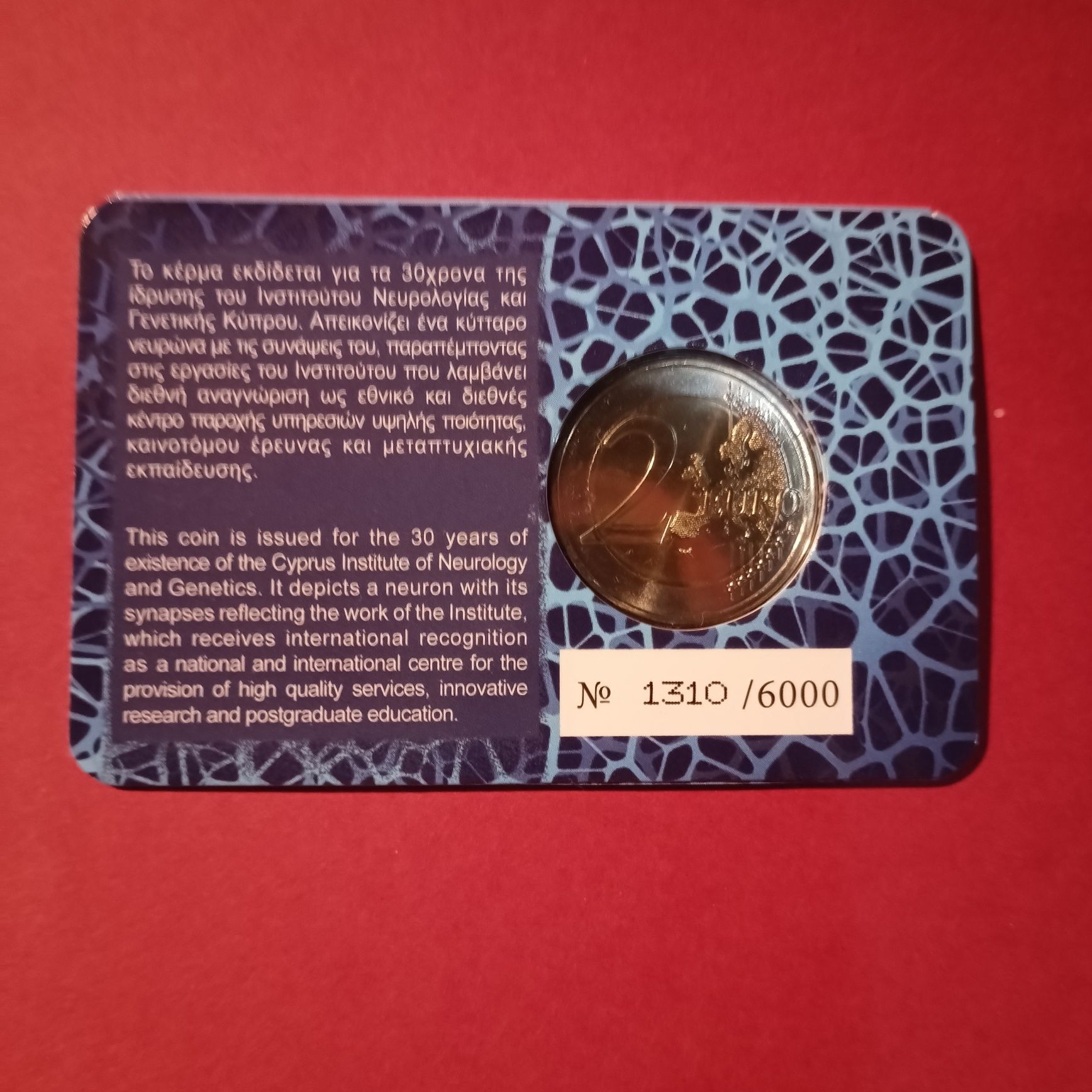 Moeda Coincard Chipre 2020