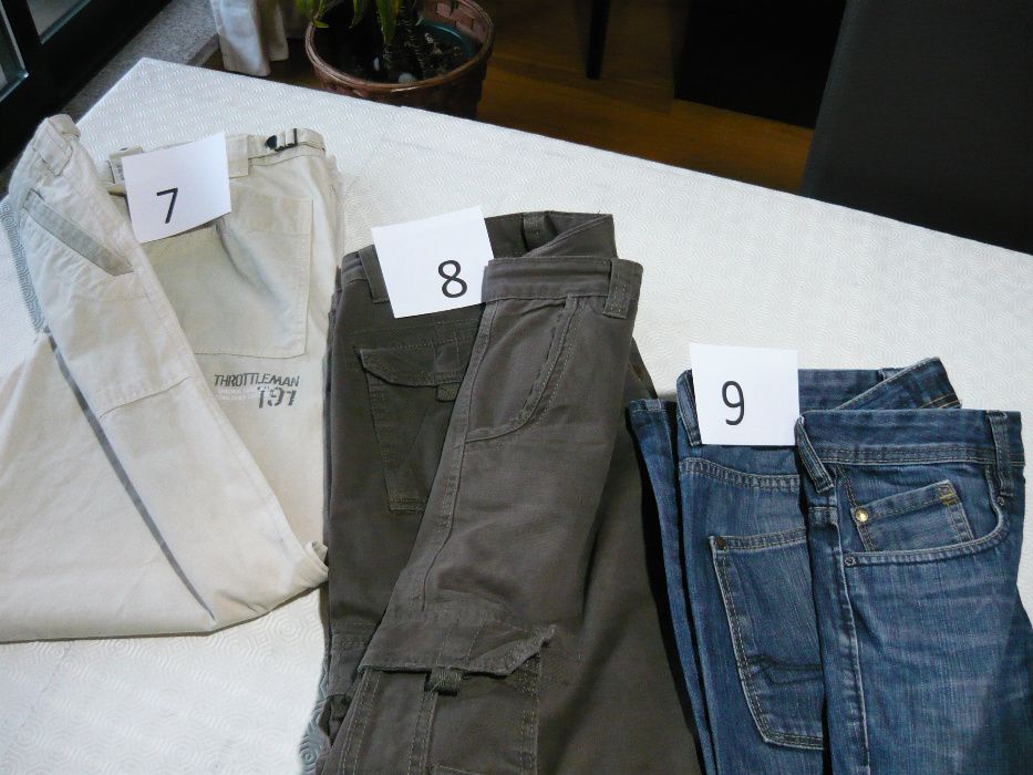 Lote 5 pares de calças - Várias marcas - Usadas bom estado «» GANT