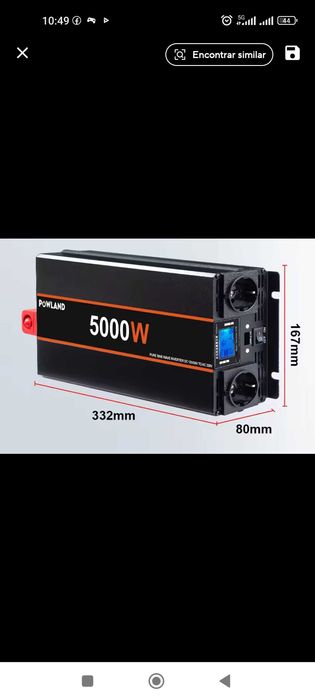 Inversor de corrente onda pura/TOP