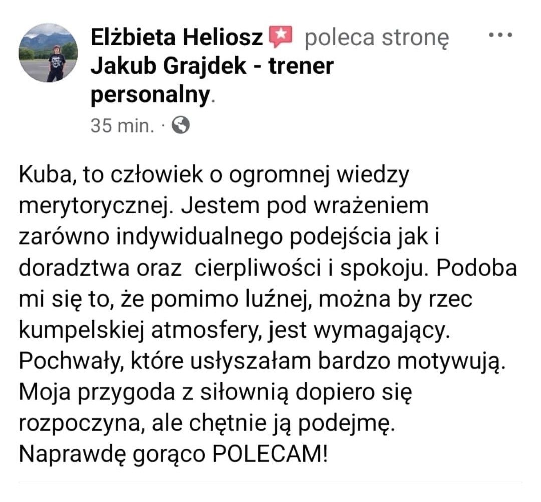 Trener personalny i medyczny