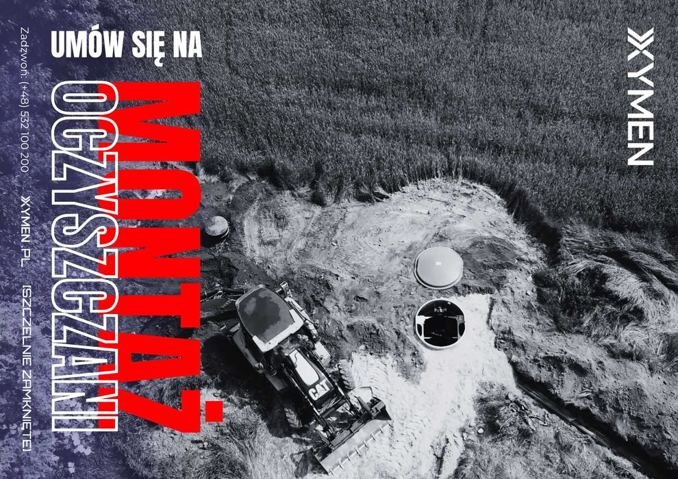 Montaż przydomowych oczyszczalni ścieków i zbiorników na deszczówkę