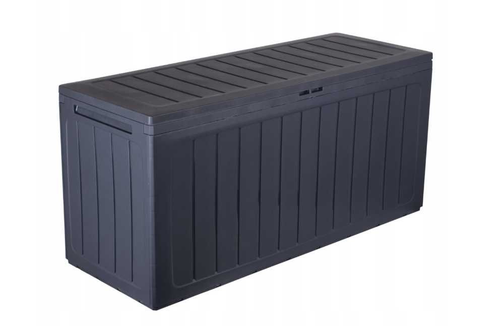 Skrzynia Ogrodowa Schowek Balkonowy 280lAntracyt - Organizer Na Balkon