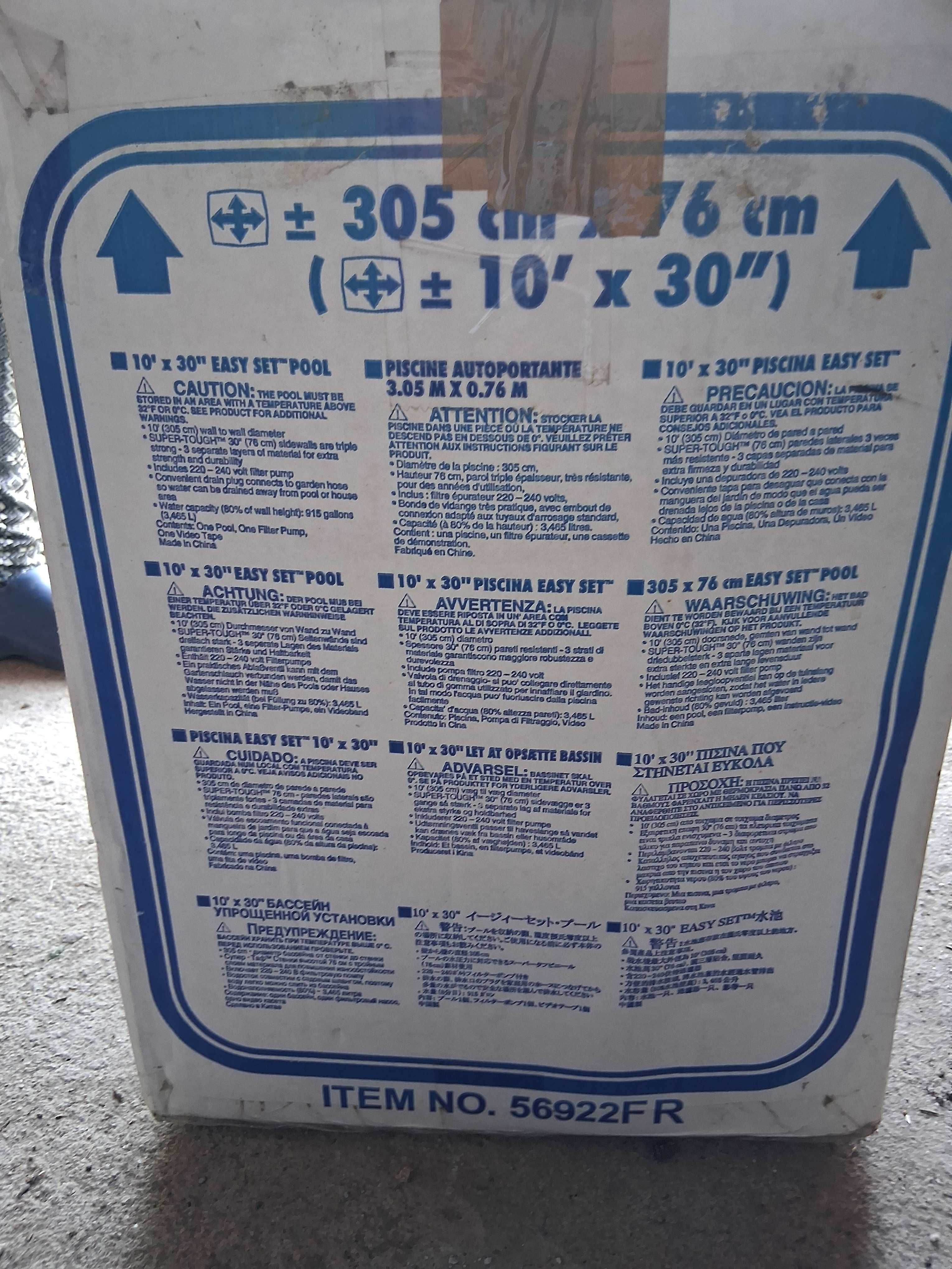 Piscina NOVA Intex Easy Set 305 cm × 76cm
