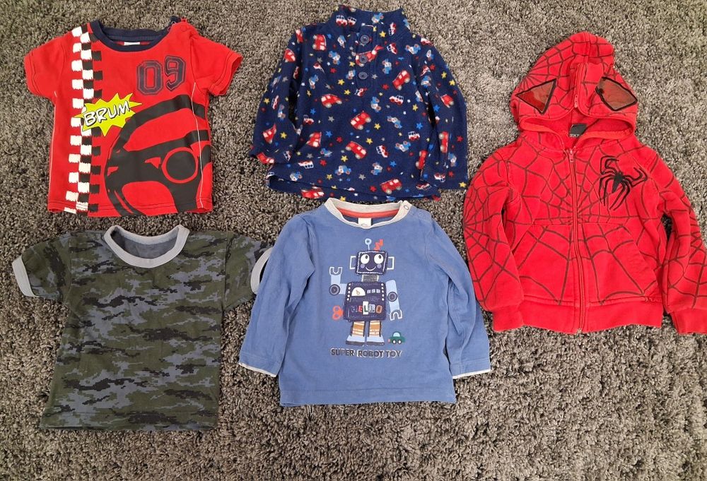 Лот одягу, пакет одягу для хлопчика 74 - 80, кофтинки, костюми