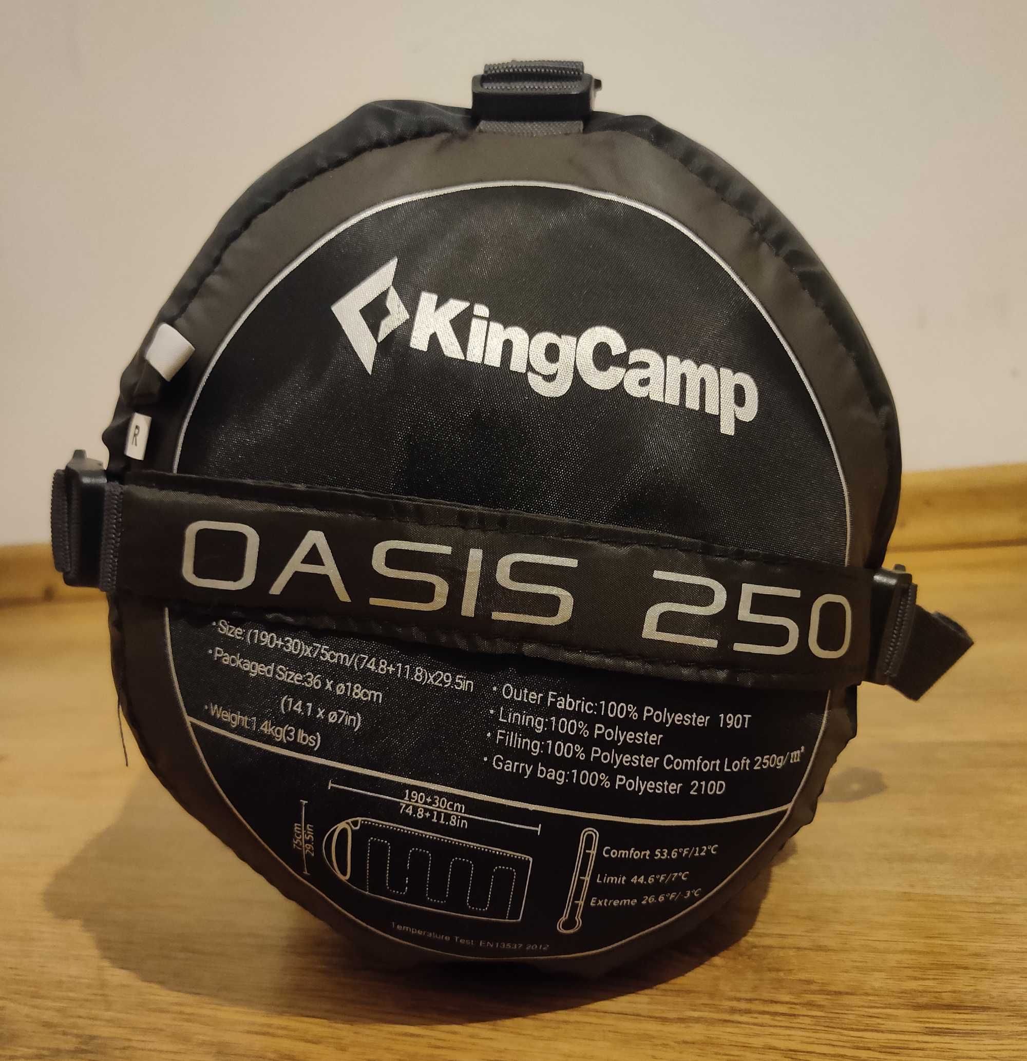 Torba kempingowa KING CAMP Oasis 250/Śpiwór/Sleeping Bag