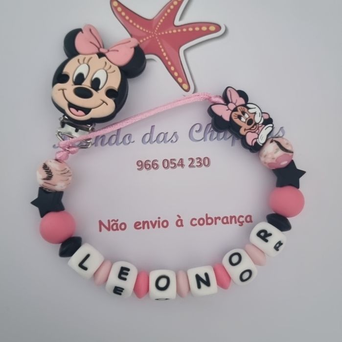 Prende xuxas silicone bebé chupeta