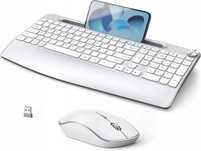 JOYACCESS klawiatura i mysz Bezprzewodowa 2,4GHz 2400 DPI AZERTY