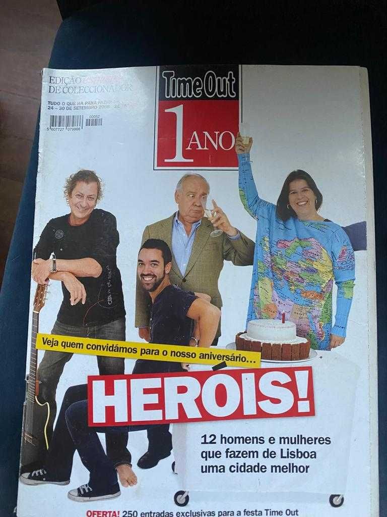 Revistas TimeOut Lisboa, n.ºS 0, 1 e 1º Ano