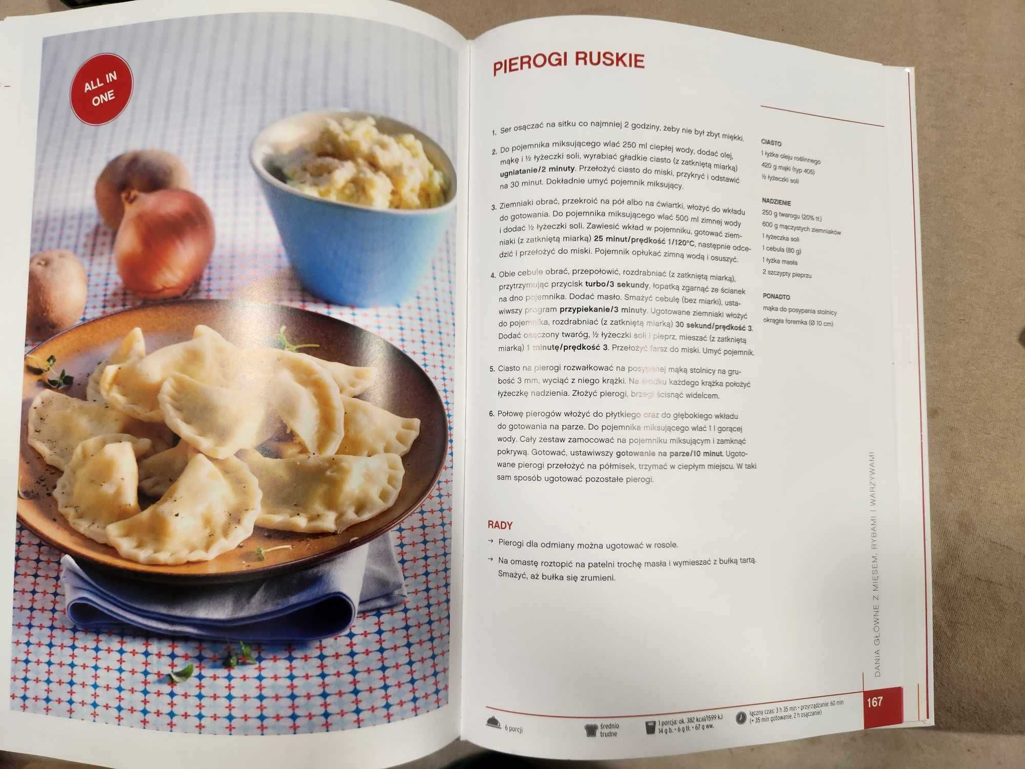 Książka kucharska z robotem kuchennym monsieur cuisine LIDL 2020