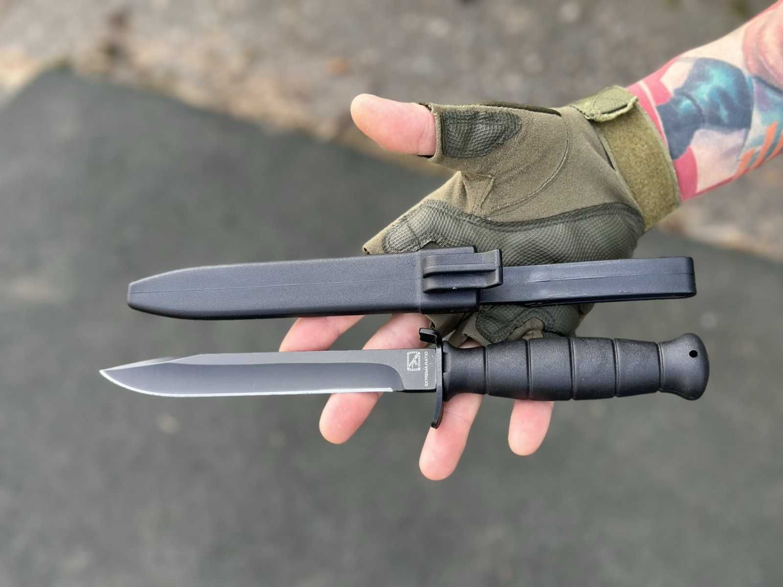 Штурмовой нож MFH Glock FM 78 черный,тактический нож,нож для выживания
