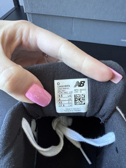 Кросівки New Balance U9060BRN 43p