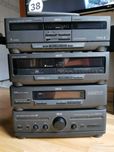 Piękna top wieża Hi FI AKAI AM M630, CD M830, AT M630, HX M630 + pilot