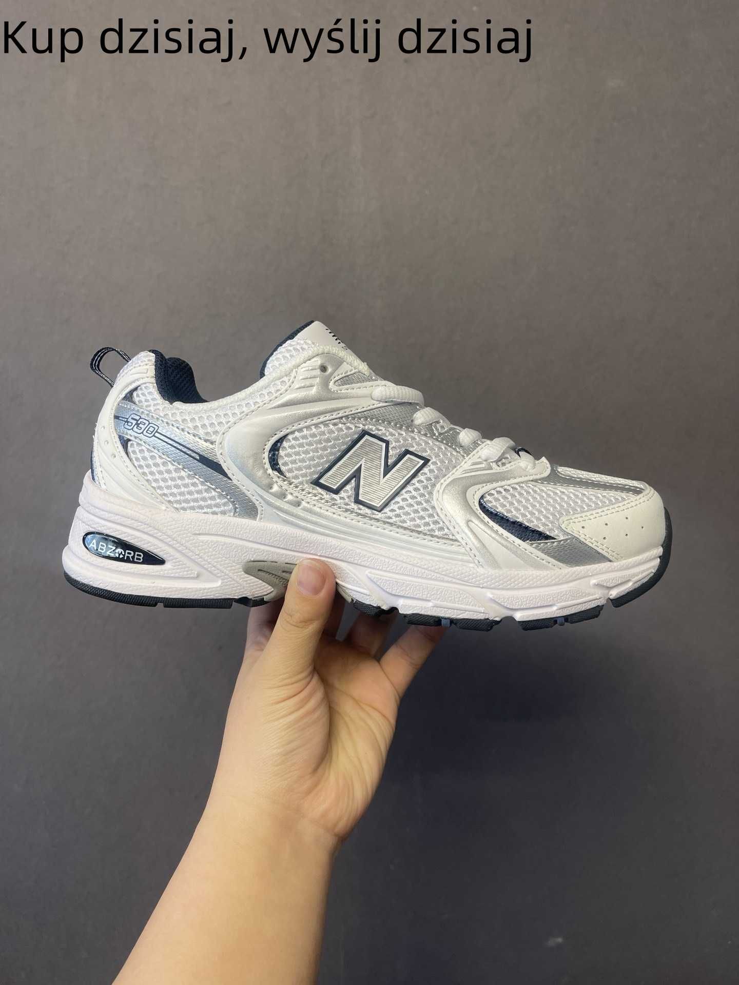 Trampki New Balance 530 Biały Srebrny Granatowy r.42