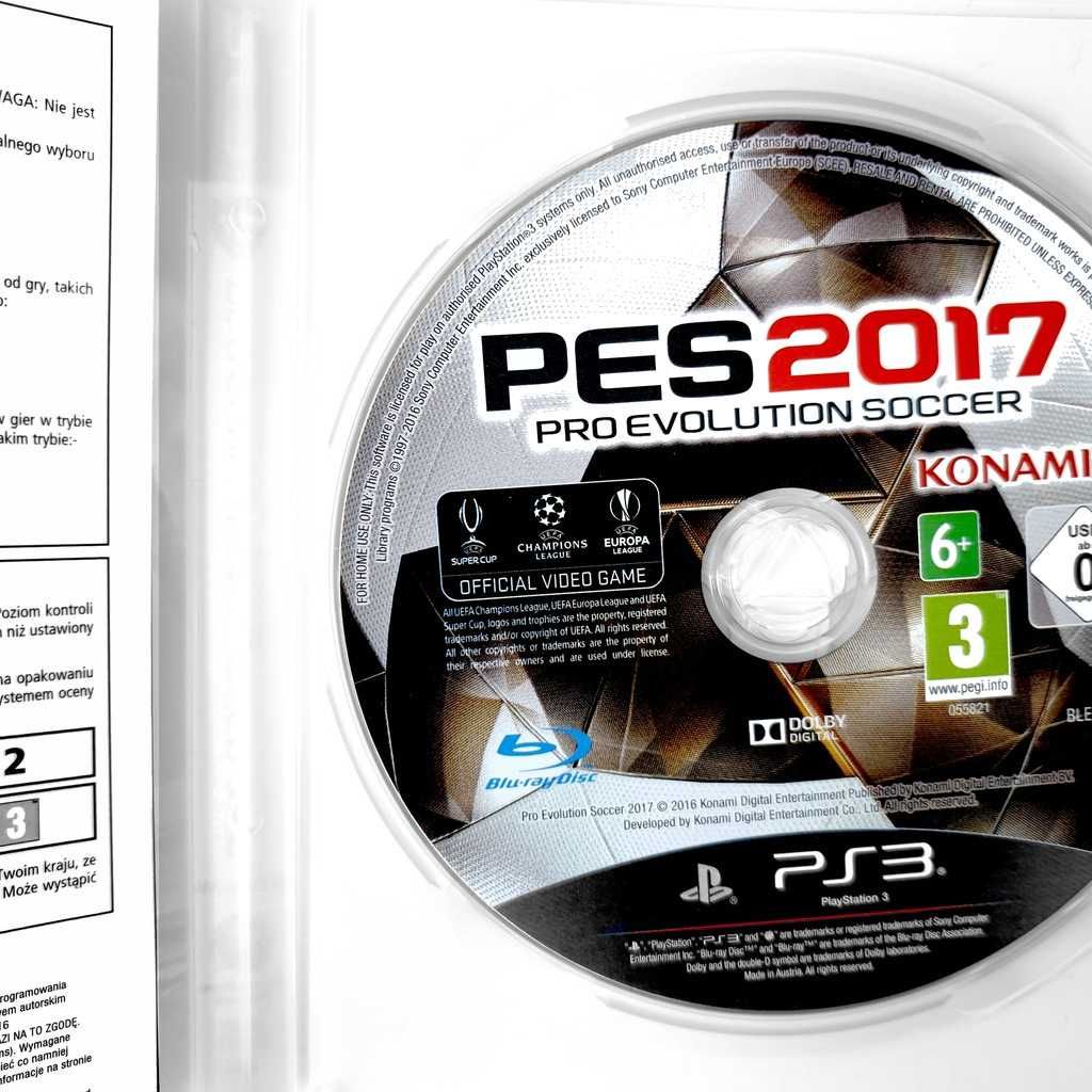 Pro Evolution Soccer 2017 PES 17 Ps3 Piłka Nożna Polska Okładka