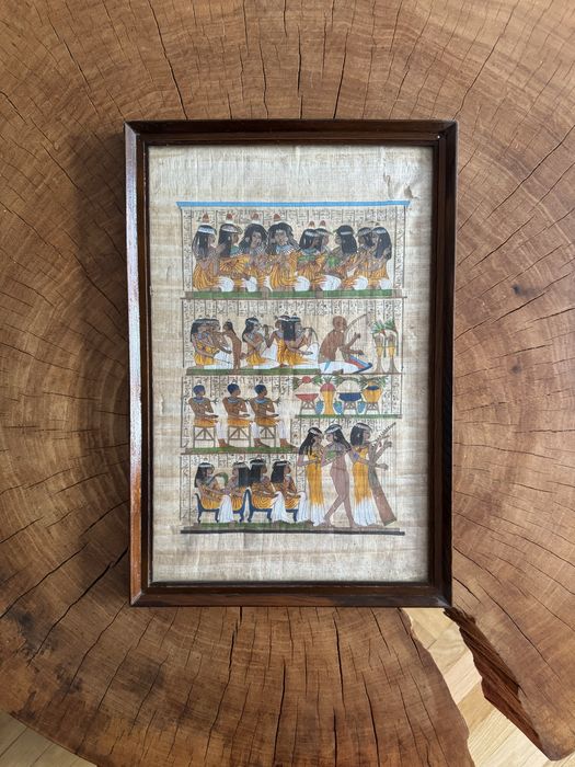 Obraz papirus ręcznie malowany