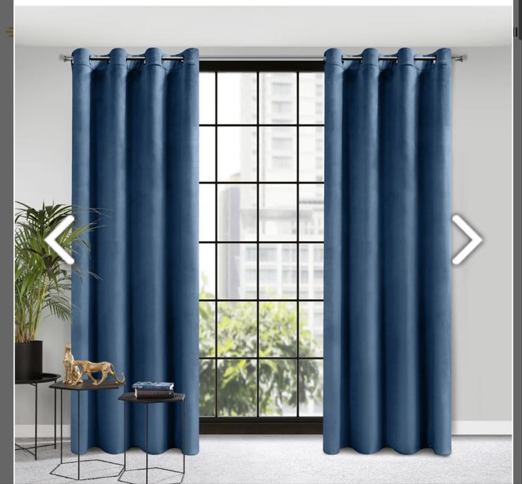 Zasłony granatowe