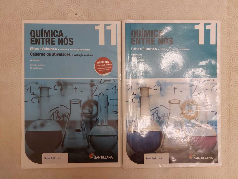Manuais e caderno de atividades de 11. Ano