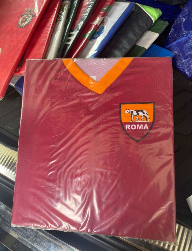 Camisolas vintage de equipas de futbol