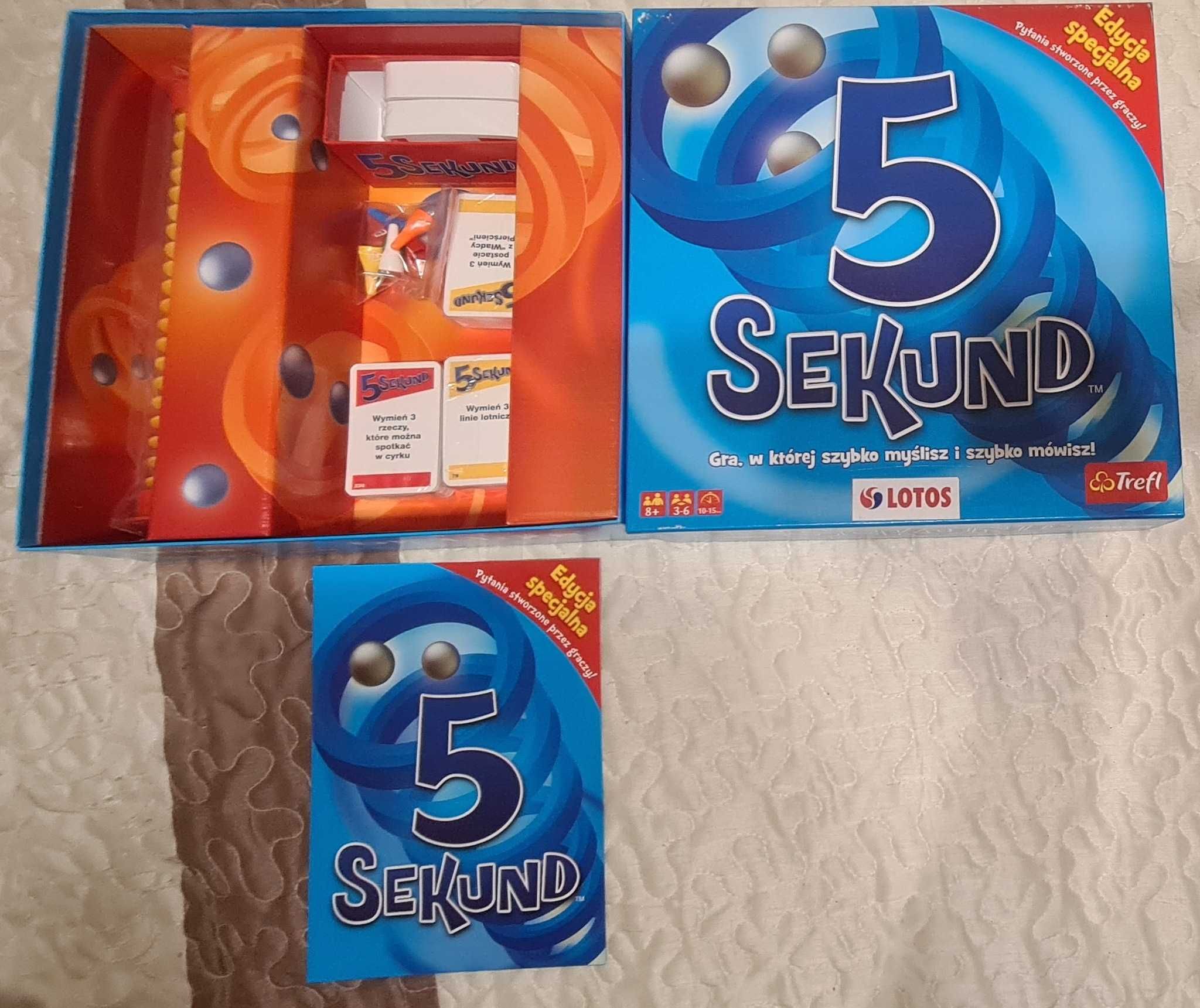 Trefl, gra 5 Sekund, niebieska, edycja specjalna (niebieska)