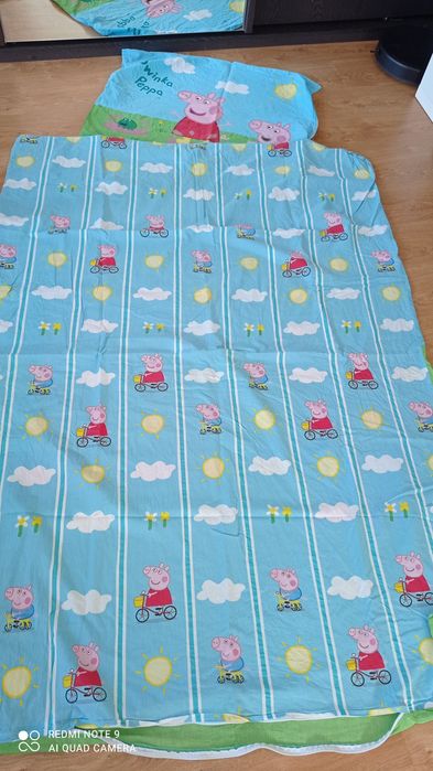 Komplet poszewka na kołdrę Peppa