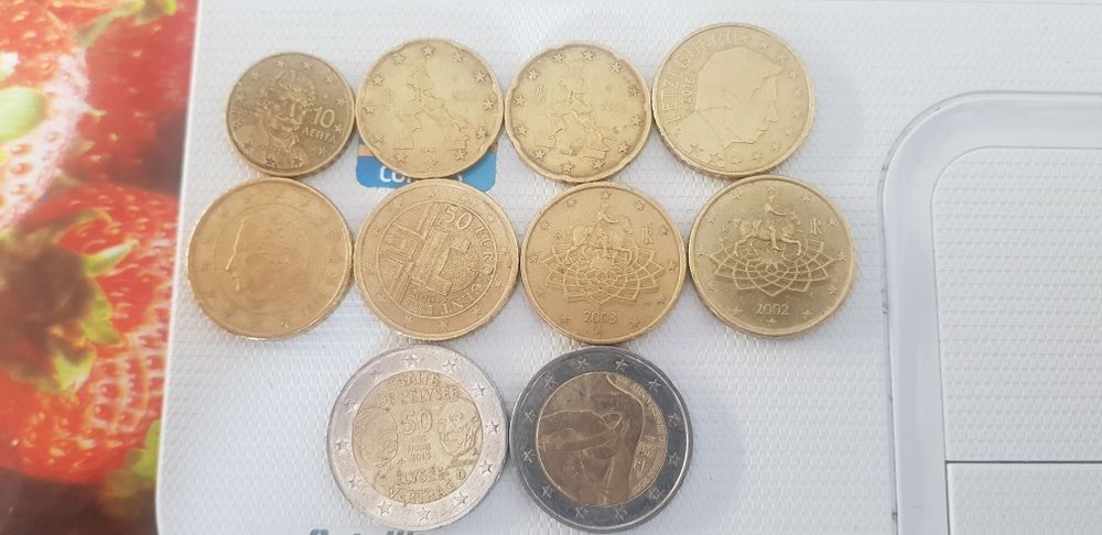Varias Moedas Euro Raras Preço Individual Especiais ou Comemorativas
