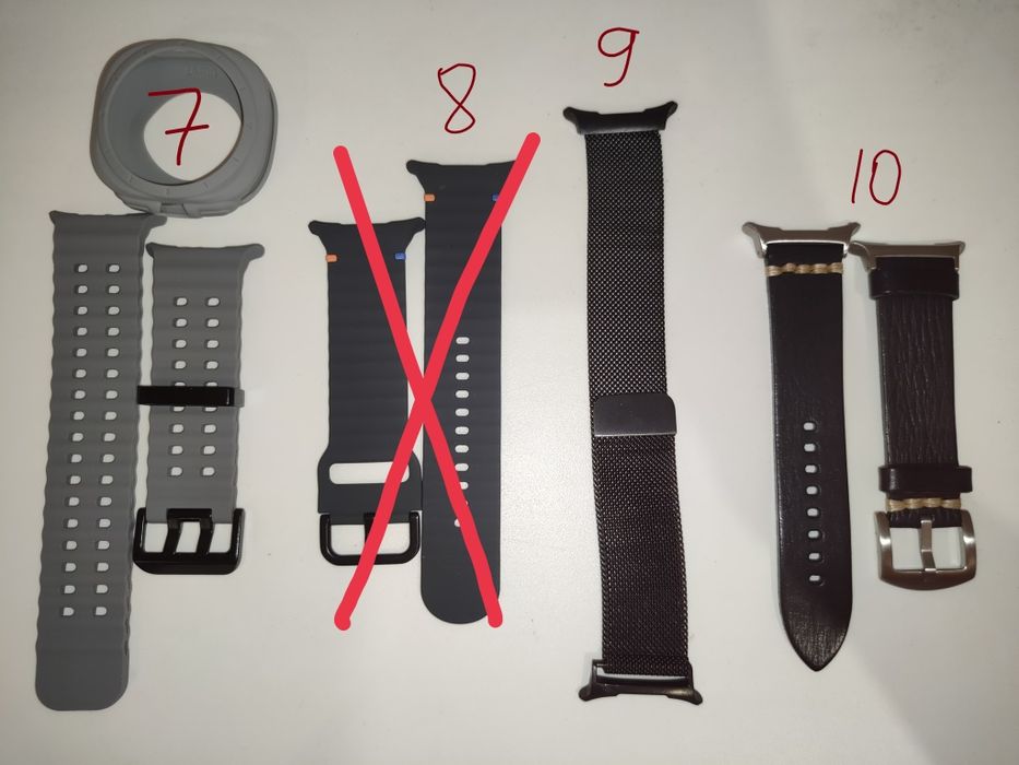 Ремінці/захисне скло для Samsung galaxy watch ultra 2024/25