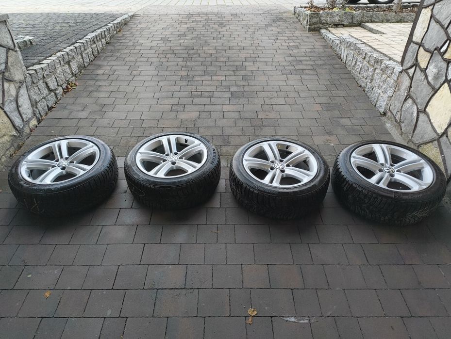 Felgi aluminiowe z oponami 17 Volkswagen CC, Passat z oponami zimowy