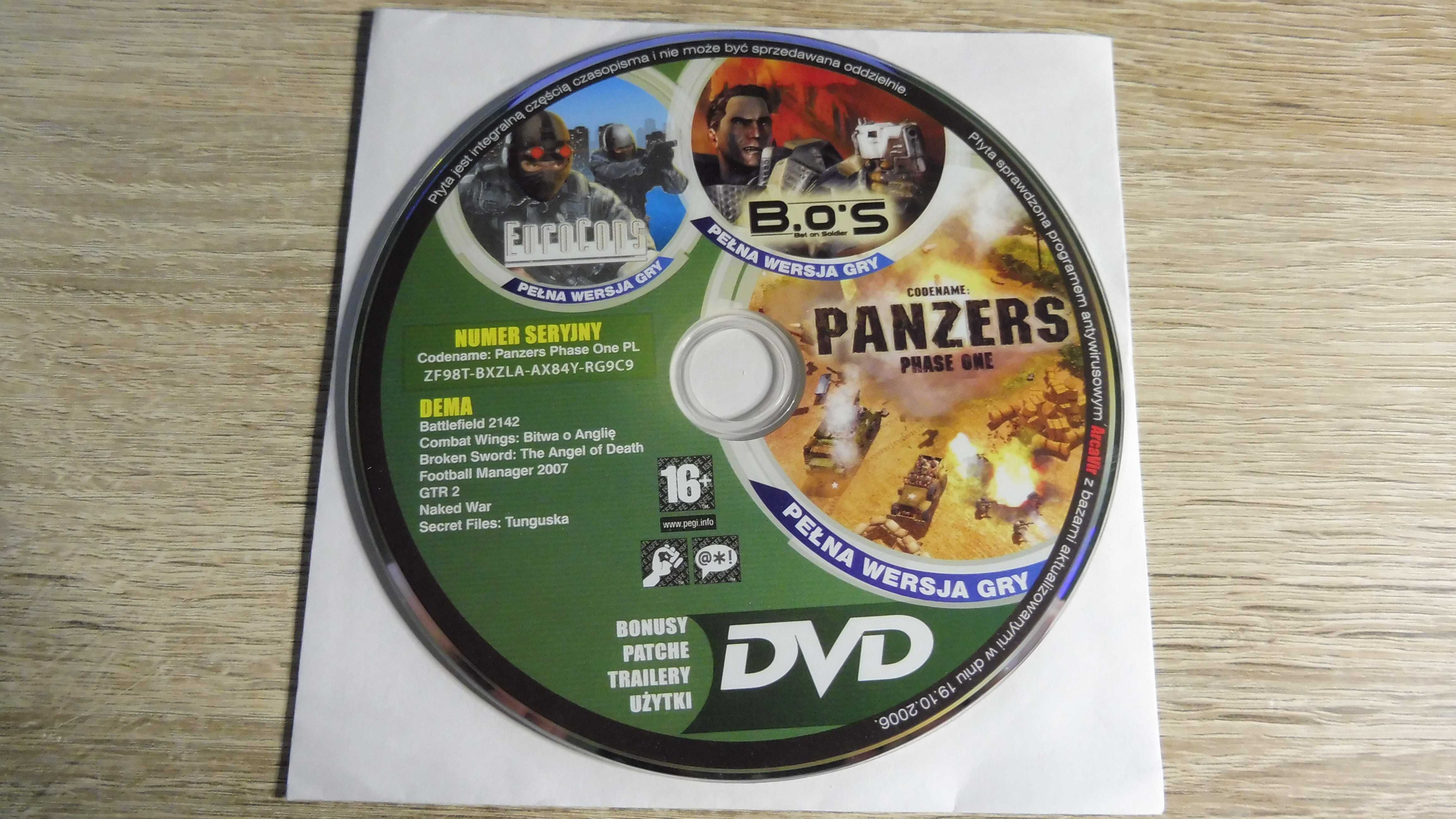 CD Action 12/06 (132) - Panzers Phase One, EuroCops