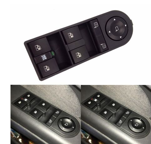 Botões Vidros Opel Astra H Zafira B 2 e 4 portas passageiro Novo