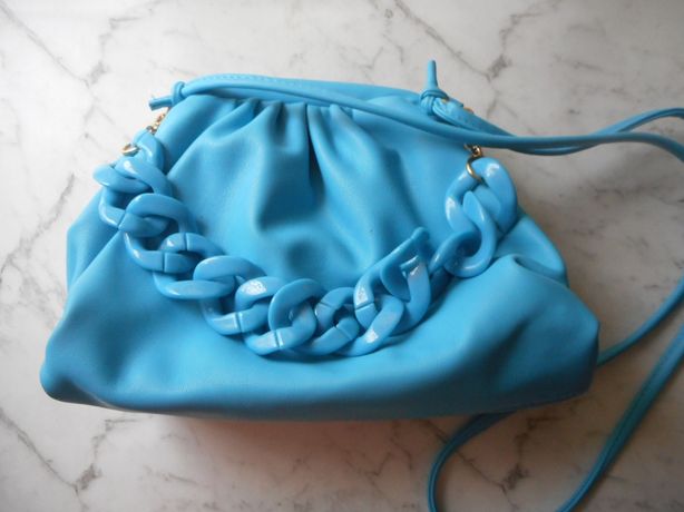 Niebieska torebka Gina Tricot Serena bag