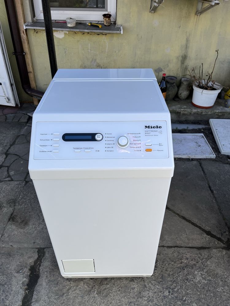 Miele W627 WPN українське меню