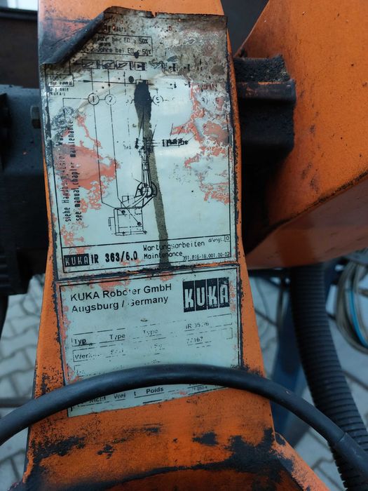 Zautomatyzowane stanowisko spawalnicze spawarka MERKLE PU KUKA KR360/6