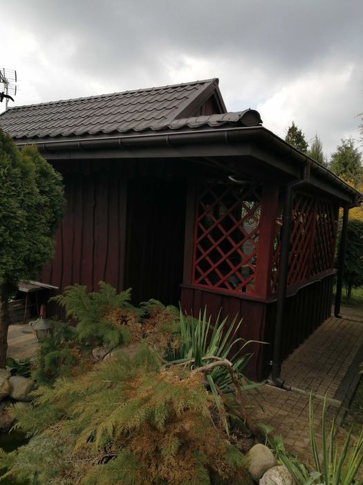 Działka ROD ,,POZIOMKA" domek ocieplony z poddaszem i tarasem