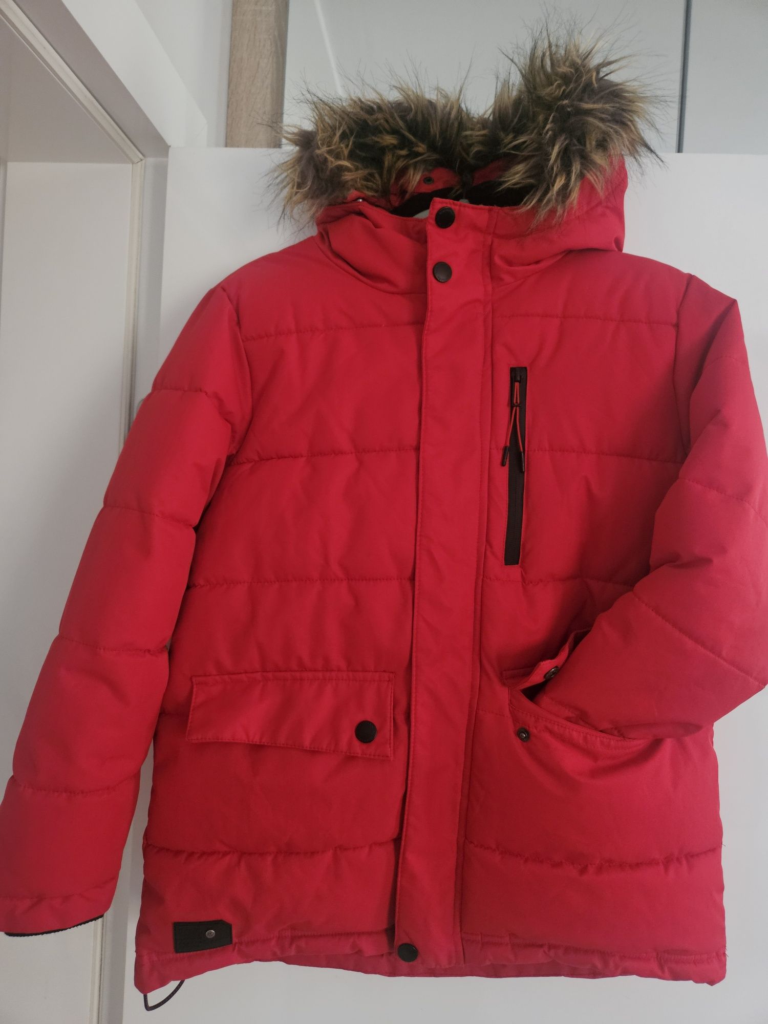 Puchowa kurtka dziecięca 146cm, Reserved