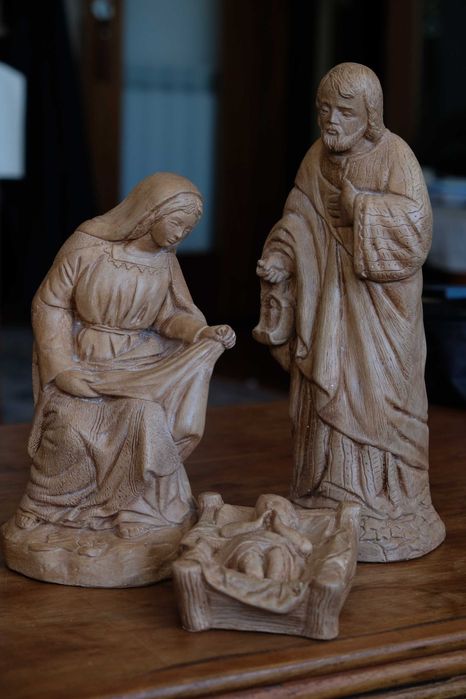Presépio 3 peças em gesso