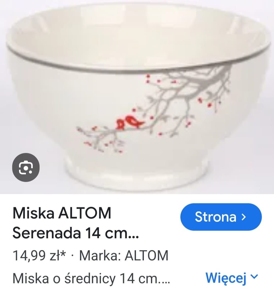 Zestaw misek i talerzy "Serenada" ALTOM 10szt..