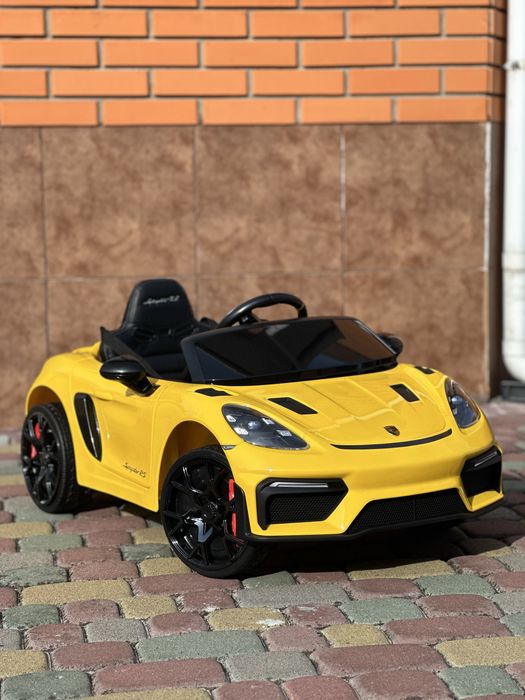Дитячий електромобіль PORSCHE 718 Spyder RS Електрокар Авто для дитини