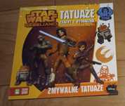 Star Wars Rebelianci - książka z tatuażami - zabawy z wyobraźnią