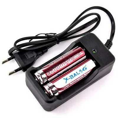 Зарядное устройство на 2x18650 от сети 220V аккумуляторы