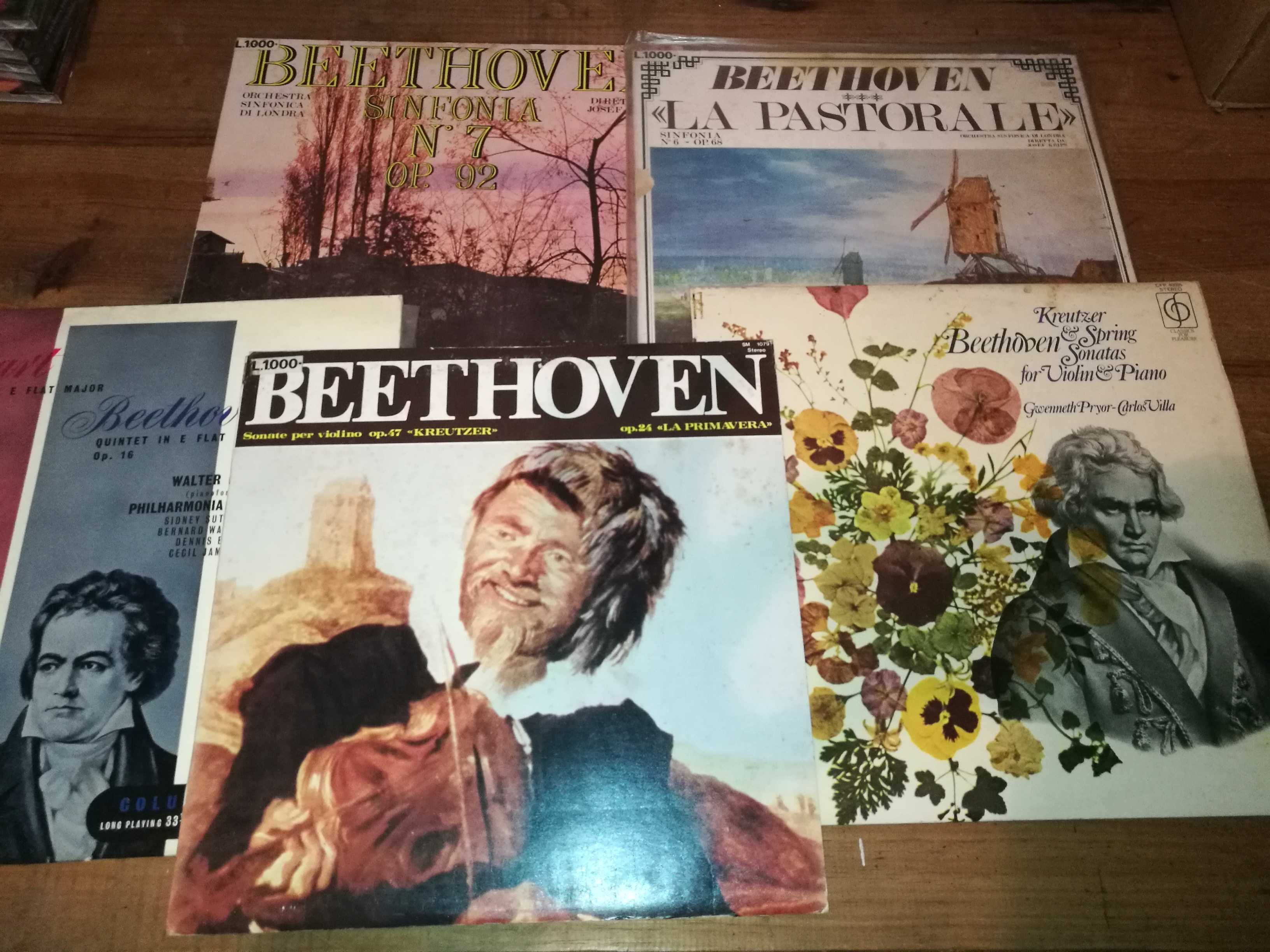 20 discos de Beethoven a 3€ cada: