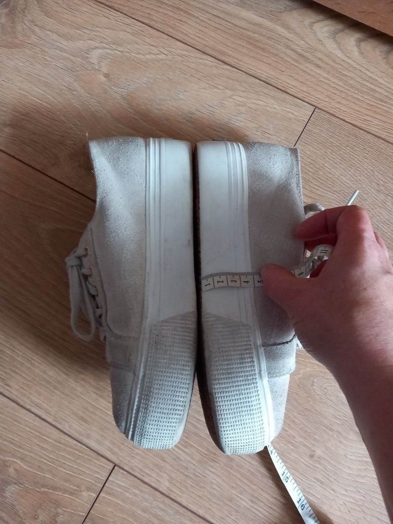 Buty superga na wysokiej podeszwie