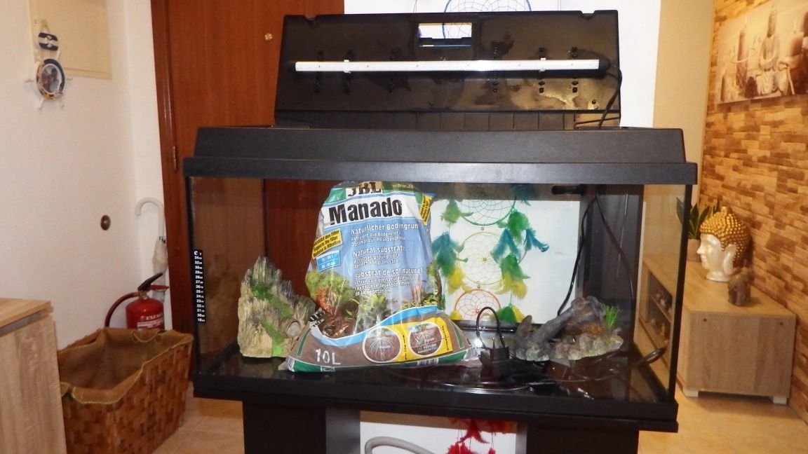 Kit Aquário Juwel Primo 110 Iluminação LED maís Móvel