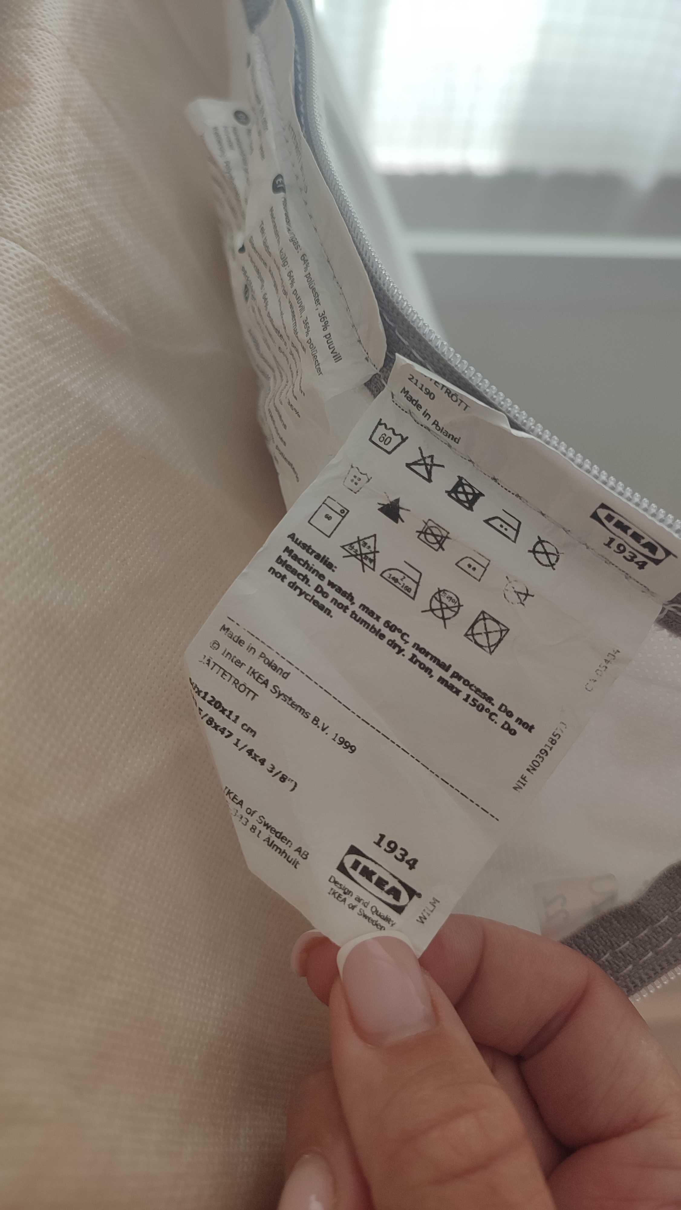 Łóżeczko niemowlęce  Ikea Sundvik +materac sprężynowy Jättetrött